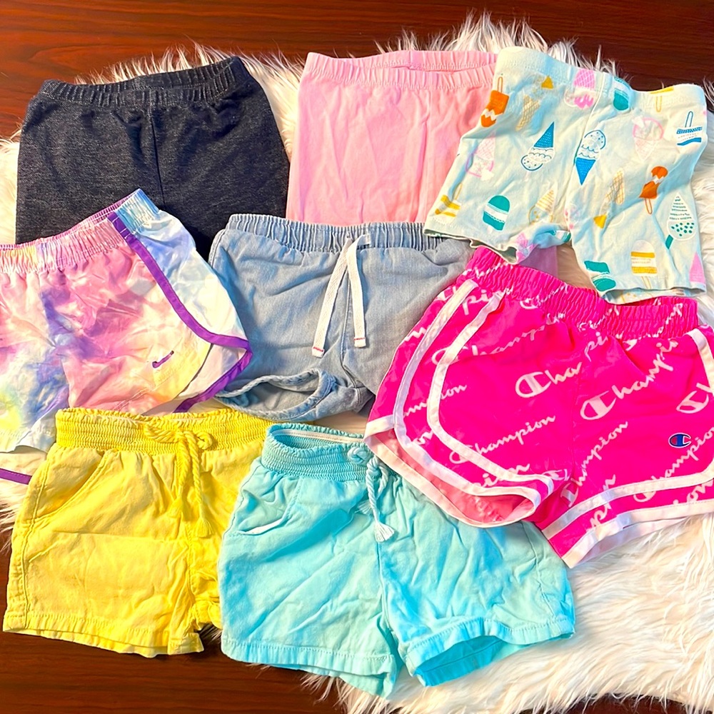 Seven Pairs of 2T Toddler Shorts Bundle